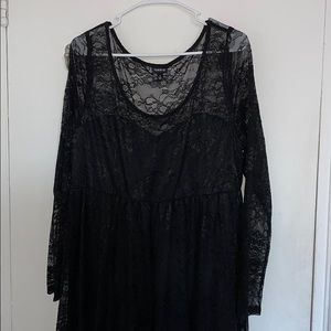 Sweetheart Cut Black Lace Dress by Torrid